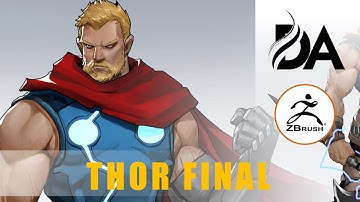 How to Make a THOR FINAL in ZBrush Tutorial