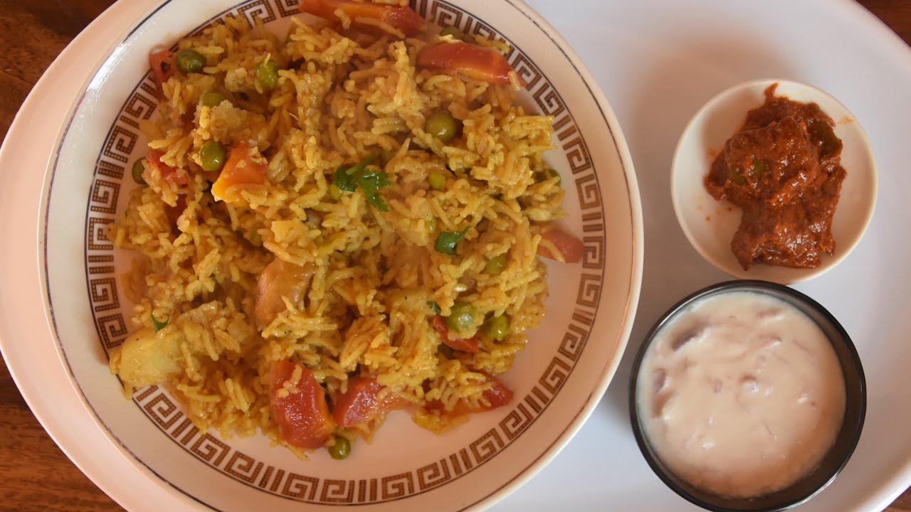Vegetable Pulao Recipe Easy Veg Palao khichdi Pressure Cooker