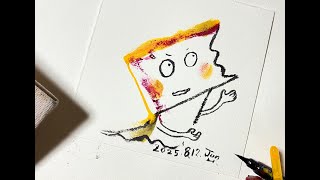 Happy Birthday Drawing＿2025.08.12「愛用してるものが、廃盤に
