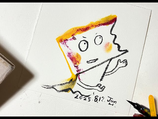 Happy Birthday Drawing＿2025.08.12「愛用してるものが、廃盤に
