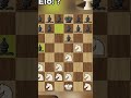 Bishop or Knight? Choose wisely #chess #elo #shorts