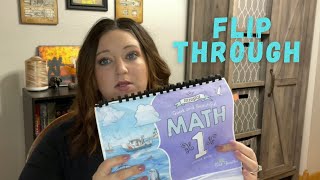 We use The Good and The Beautiful Math in our Secular Homeschool - flip through of math 1