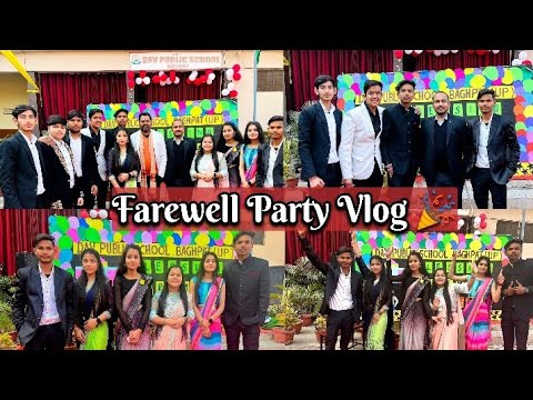 Farewell party vlog 🎉|| Last day in my school 🏫 - YouTube