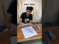 DAY ONE V S ONE DAY Shorts Artistshikhasharma Artwork Sketching mp3