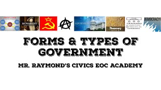 Types \& Forms of Government - 3.1 Benchmark Civics EOC