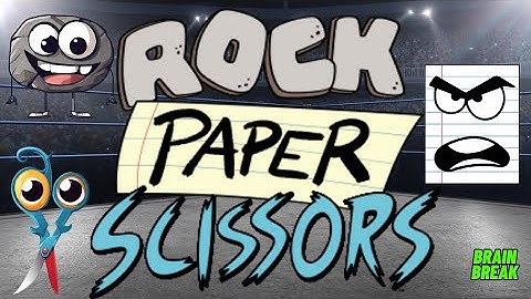 ROCK PAPER SCISSORS GAME | EXERCISE BRAIN BREAK FOR KIDS | KIDS VIDEOS FOR KIDS