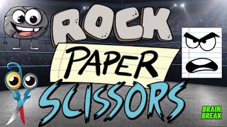 ROCK PAPER SCISSORS GAME | EXERCISE BRAIN BREAK FOR KIDS | KIDS WORKOUT GAME FOR CLASSROOM & HOME. screenshot 4