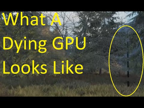Demonstration Of GPU Artifacts (Dying Graphics Card)