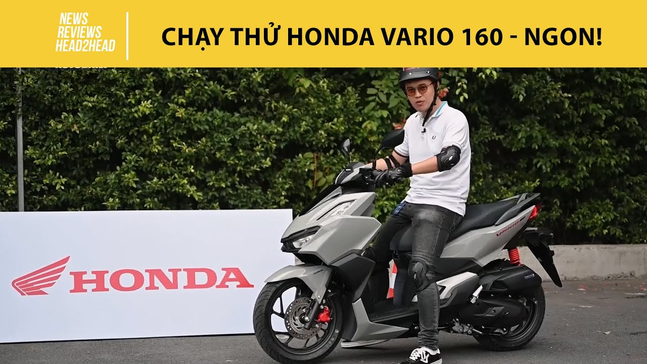 Chạy thử Honda Vario 160  Ngon  dễ chạy đầy đường Autodailyvn   YouTube