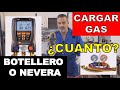 CÓMO CARGAR GAS REFRIGERANTE A FRIGO NEVERA PASO A PASO. ¿Qué cantidad?. Demostración práctica real.