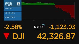 U.S. Stocks take a dip after the Fed announces plans to scale back on interest rate cuts