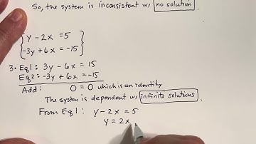 Systems of linear equations (section28)