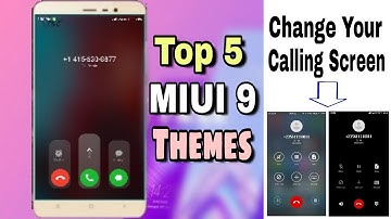 Top 5 MIUI Theme To Change Your Calling Screen