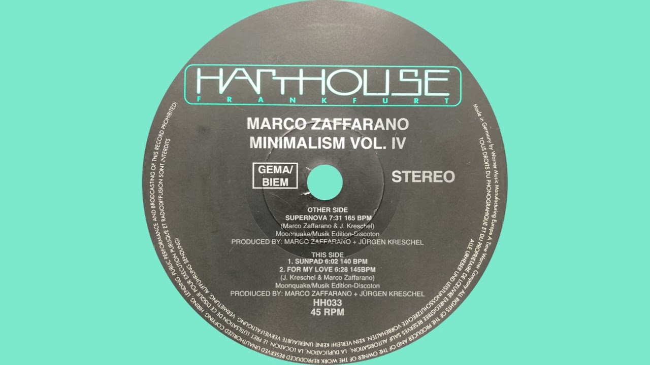 Marco Zaffarano – For My Love.