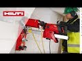HOW TO use the Hilti DD 150 coring tool for rig-based wet drilling in concrete