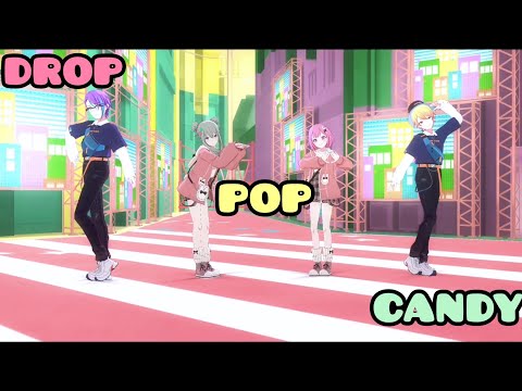 【プロセカ】drop pop candy 8月衣装(おでかけ) ワンダショver.