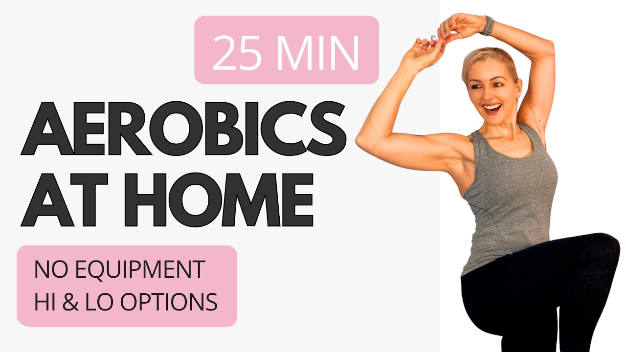 25-минутная кардиоаэробика Табата 💛 Варианты с высокой и низкой интенсивностью