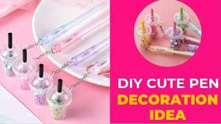 Diy Cute Homemade Pen Decoration🌸|Easy craft ideas|School supplies|Diy craft|Paper craft|Easy craft