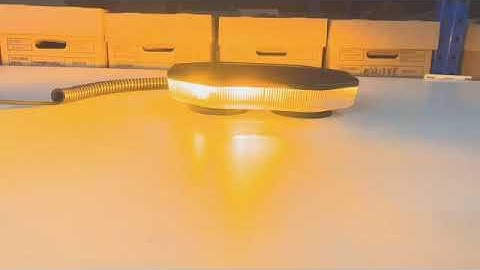 LED Autolamps EQBT 251mm R10 Mini Magnetic Amber Flashing Lightbar - brought to you by Lightbar UK!