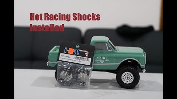 axial scx24 hot racing shock install