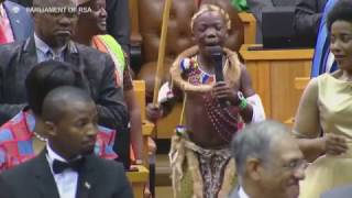 11-year-old praise singer Given Lubisi impresses at #SONA2017