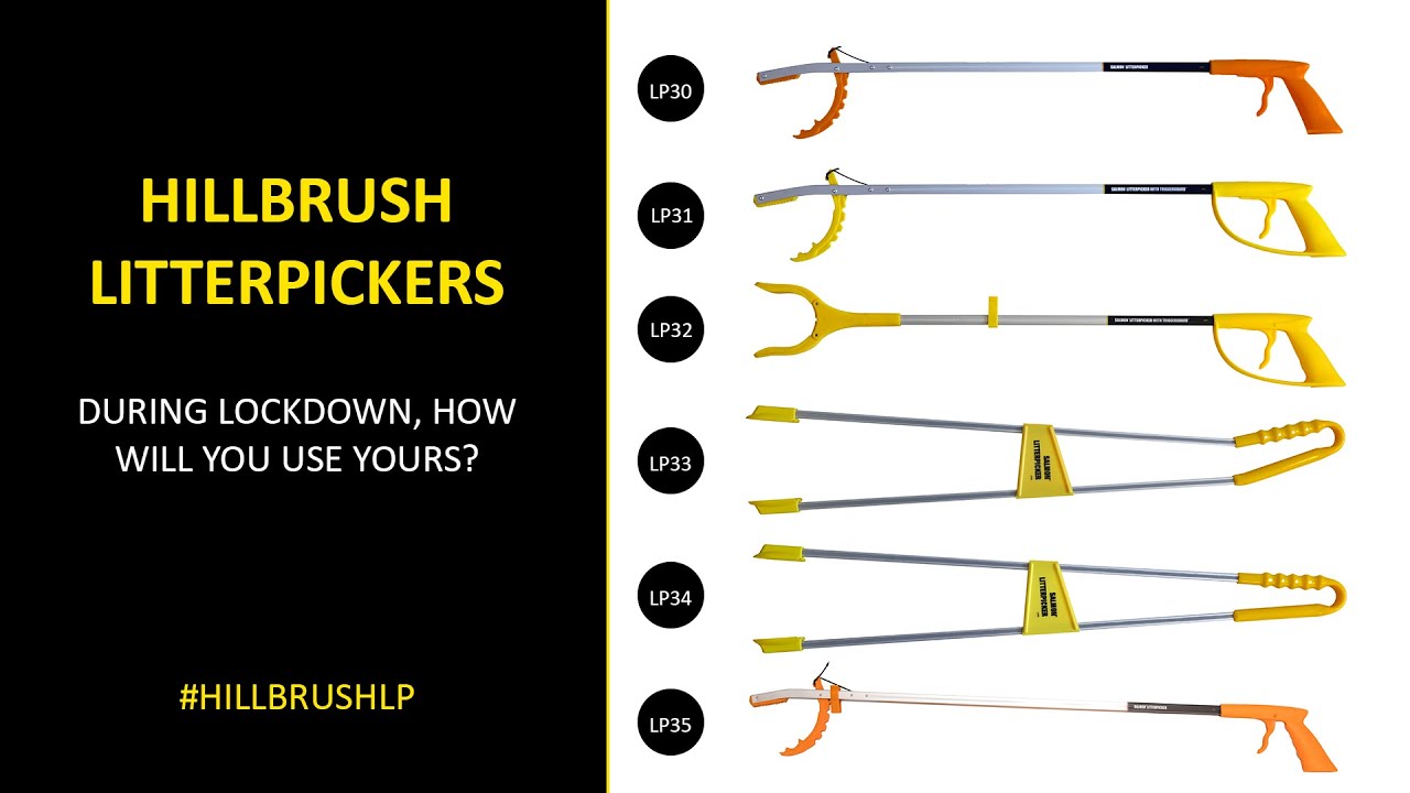 Hillbrush Litterpickers alternative uses during lockdown YouTube