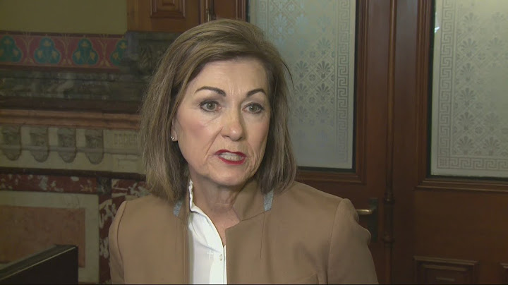 Governor Reynolds calls Donald Trump criminal indictments a 'sad day for America'