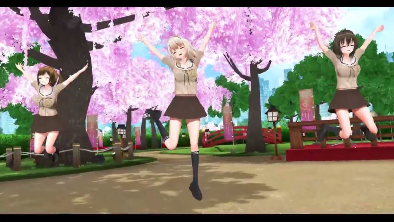 [com3d2]ダンス Blooming Kiss! セーラー服 カスタムオーダーメイド3D2