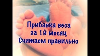 Прибавка массы тела за первый месяц жизни Прибавка массы тела за первый месяц жизни