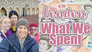 What We Spent: London Family of 4 | Travel Budget Breakdown & Trip Recap