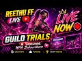 🎯 Free Fire Live 🔴 Telugu | Guild Trials With Subscribers 👑- @ReethuFF - #RFF|