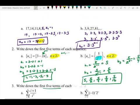 IB Math AA 1.1 Sequences and Series - YouTube