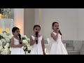 დისშვილების სიურპრიზი ბიძიას ქორწილში ბავშვების ნამღერმა სიძის გულამდე მიაღწია ბედნიერების ცრემლები 