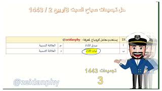 سؤال رقم (23) في الرخصة المهنية 1443 عن ثبات اداة الاختبار كرونباخ ألفا .