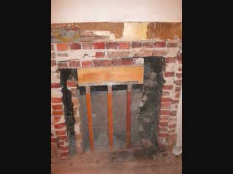 Turning Fireplace Into Entertainment Center Youtube