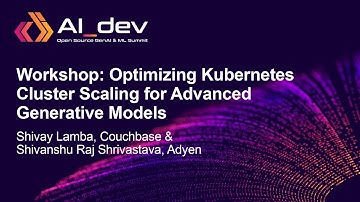 Workshop: Optimizing Kubernetes Cluster Scaling for Adv...- Shivay Lamba & Shivanshu Raj Shrivastava