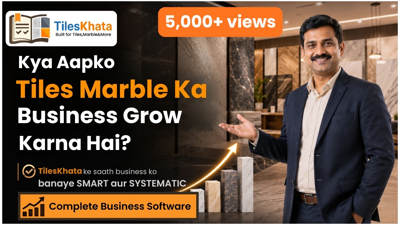 TilesKhata product demo video preview