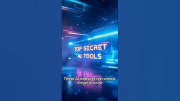 5 AI Websites That Feel Illegal to Know 🤯 #aiwebsite #ProductivityTools #CreativeAI #TimeSaving #ai