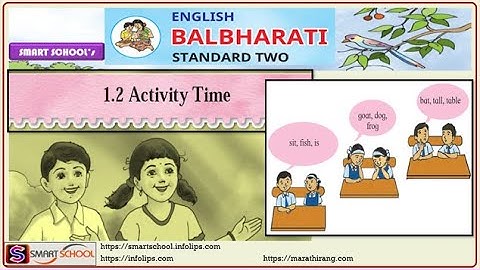 1.2 Activity Time 2nd Std | Maharashtra State board English - by Smart School