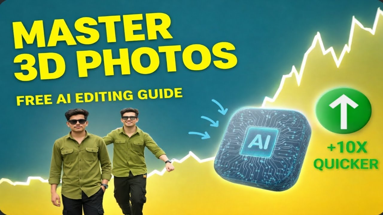Convert Any Photo to 3D Model with AI | Free 3D Photo Editing Tutorial