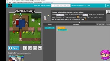 Minecraft Hour of Code Puzzle #1 Diamond Path