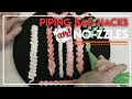 Make your own Piping Tips with Piping Bags - Piping Hacks | Piping with out nozzles