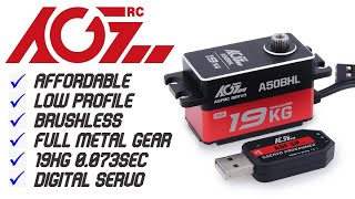 Unboxing the AGFRC A50BHL 19KG High Speed Programmable Low Profile Brushless Servo