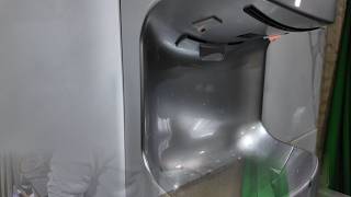Automatic Commercial Wall Mounted Hand Dryer with Drip Tray, Compact High Speed 110V 1300W, Adj.