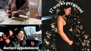 A day in the life near Christmas + 17 Weeks Pregnant