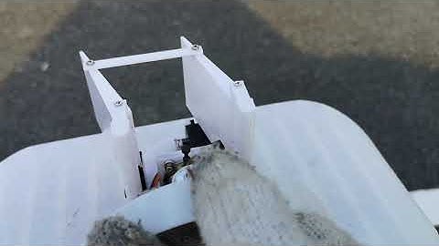 3D printed RC hovercraft with gyro and Cox .049 engine