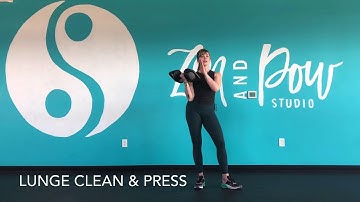Lunge Clean & Press