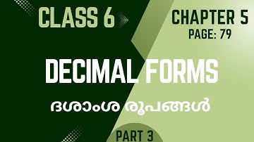 Decimal forms / Chapter 5/ Class 6 Maths / Page 79 / part 3
