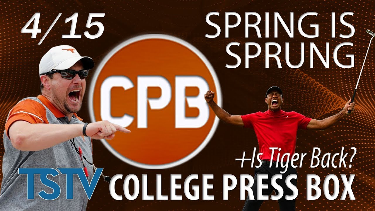 College Press Box 4/15/19 Spring is Sprung YouTube