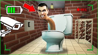 ЗАСНЯЛ СКИБИДИ ТУАЛЕТ НА СКРЫТЫЕ КАМЕРЫ В МАЙНКРАФТ SKIBIDI TOILET MINECRAFT